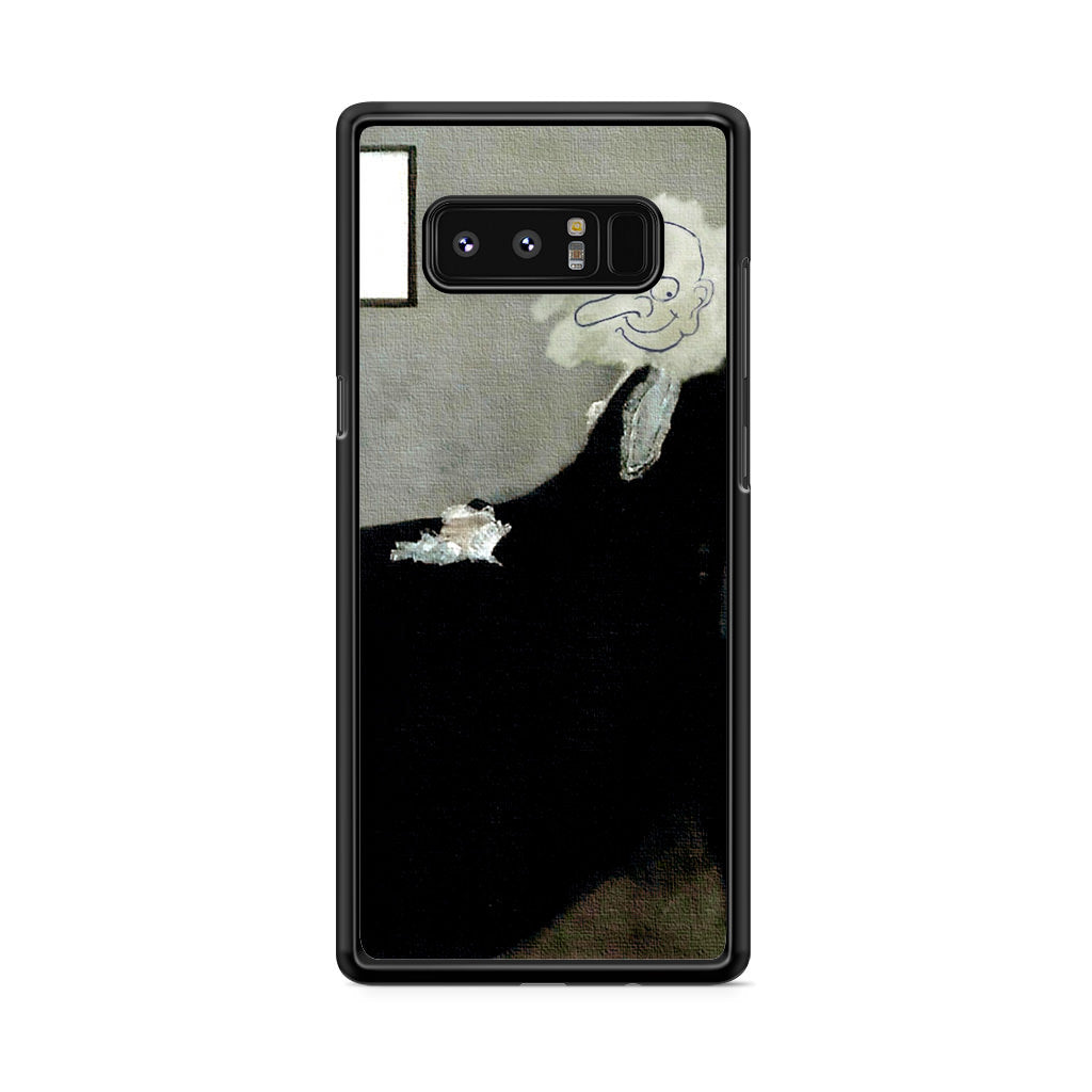 Whistler's Mother by Mr. Bean Galaxy Note 8 Case