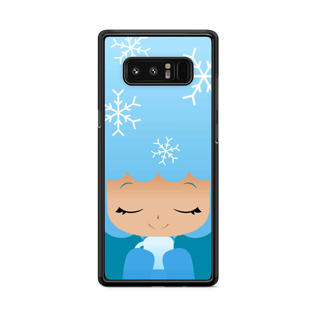 Winter Afro Girl Galaxy Note 8 Case