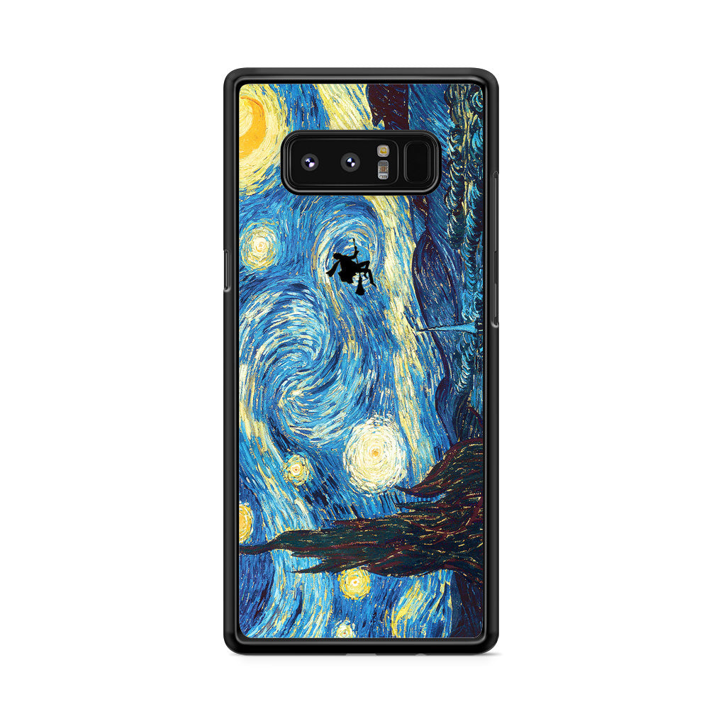 Witch on The Starry Night Sky Galaxy Note 8 Case