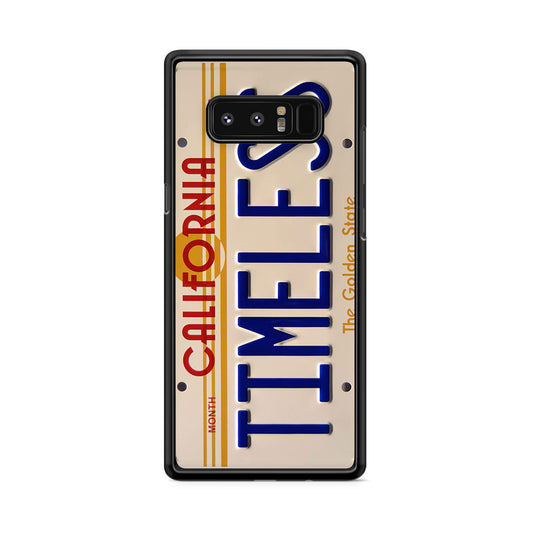 Back to the Future License Plate Timeless Galaxy Note 8 Case