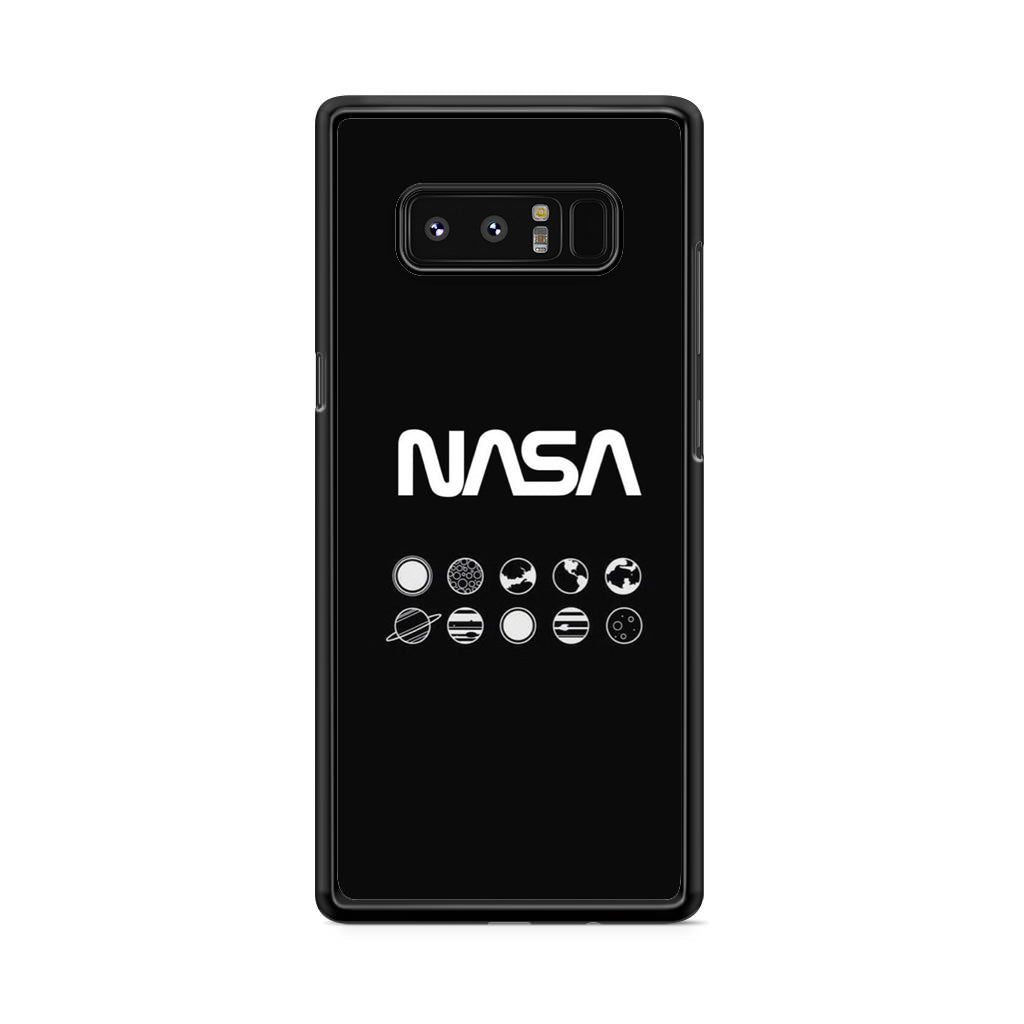 NASA Minimalist Galaxy Note 8 Case