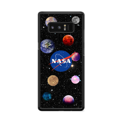 NASA Planets Galaxy Note 8 Case