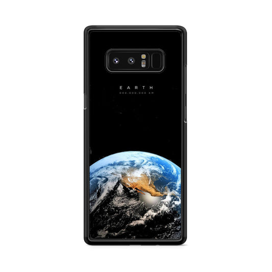 Planet Earth Galaxy Note 8 Case