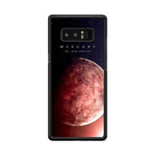 Planet Mercury Galaxy Note 8 Case