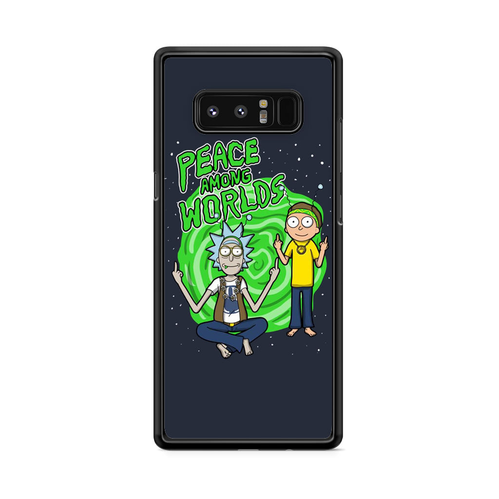 Rick And Morty Peace Among Worlds Galaxy Note 8 Case