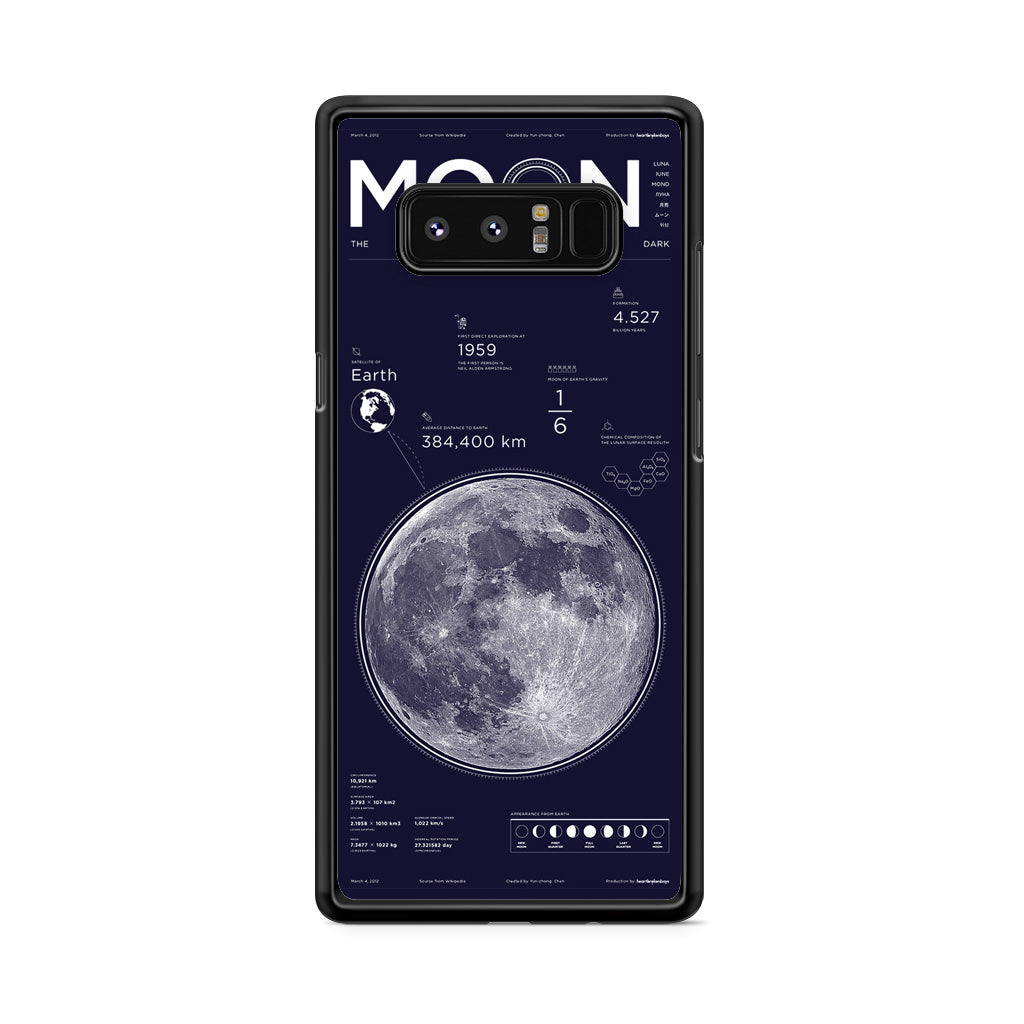 The Moon Galaxy Note 8 Case