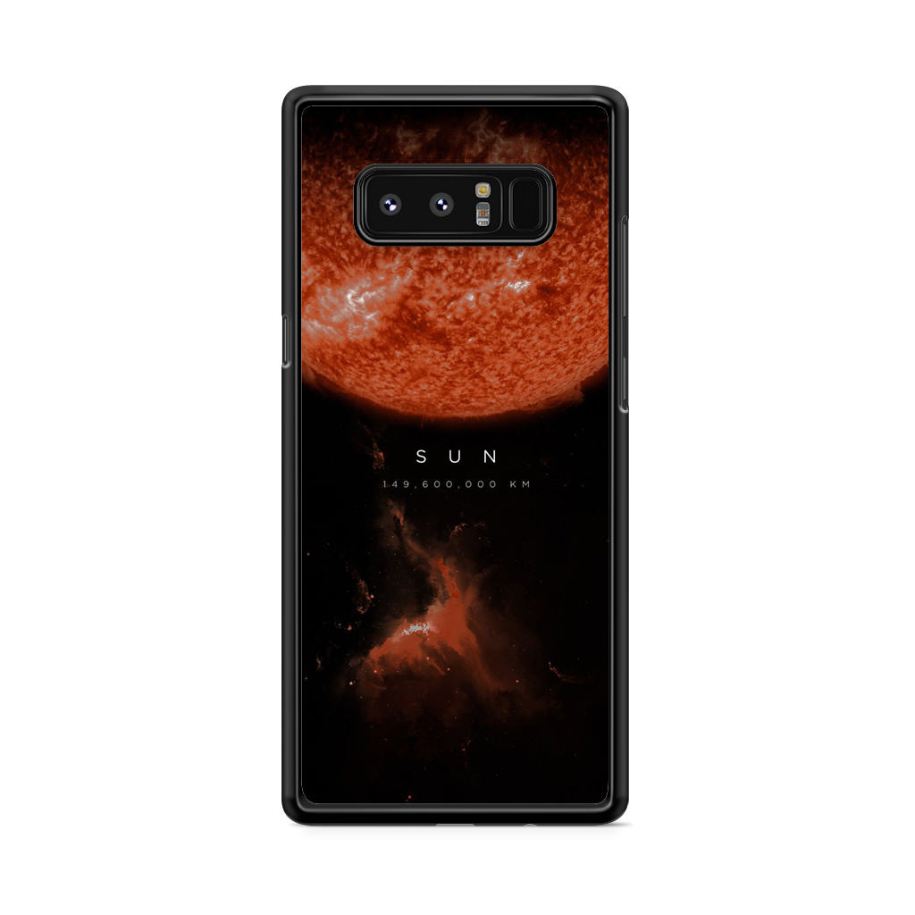 The Sun Galaxy Note 8 Case