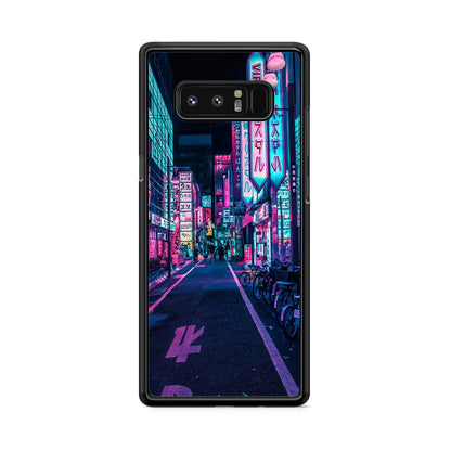 Tokyo Street Wonderful Neon Galaxy Note 8 Case