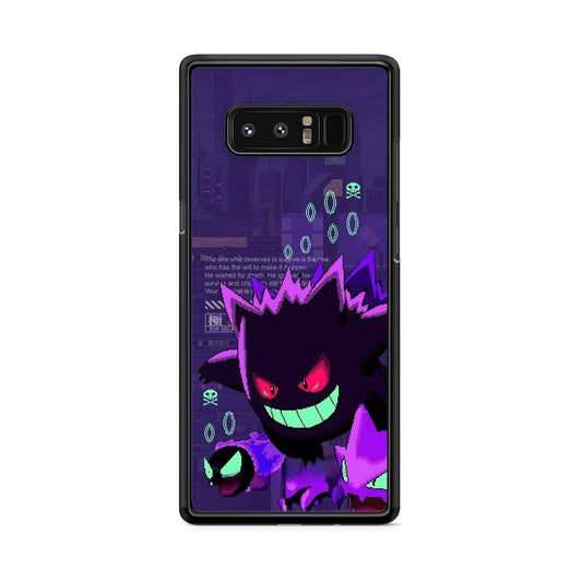 Gengar Pixel Art Galaxy Note 8 Case