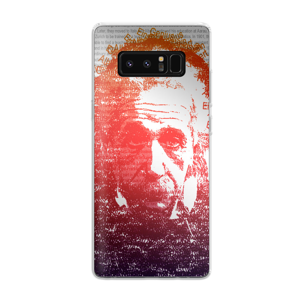 Albert Einstein Art Galaxy Note 8 Case