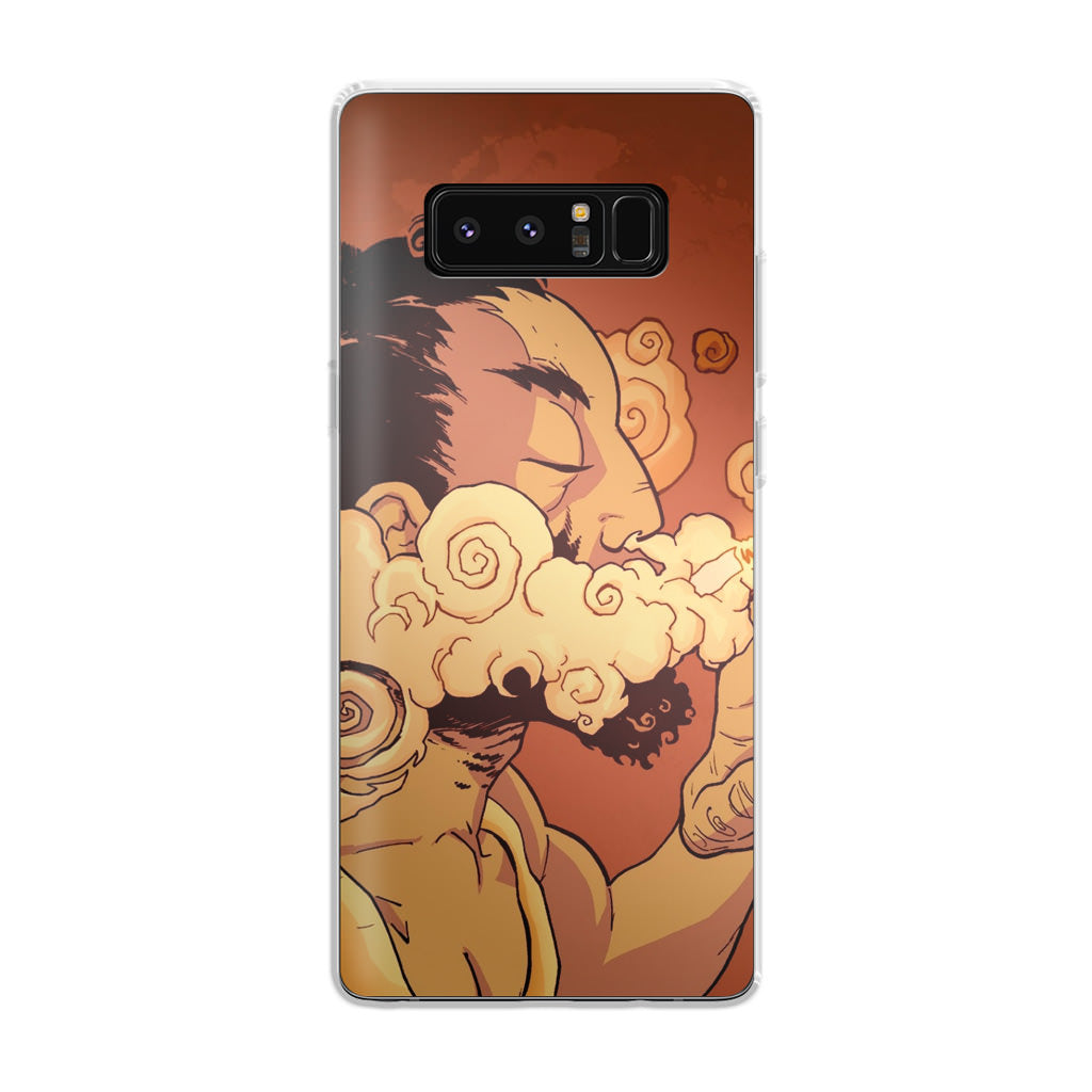 Artistic Psychedelic Smoke Galaxy Note 8 Case