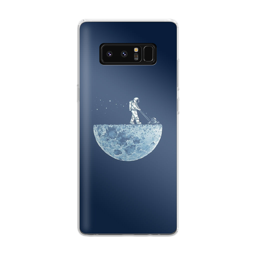 Astronaut Mowing The Moon Galaxy Note 8 Case