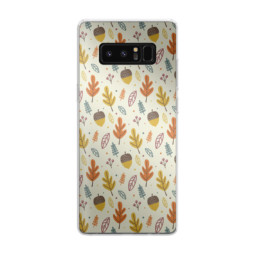 Autumn Things Pattern Galaxy Note 8 Case