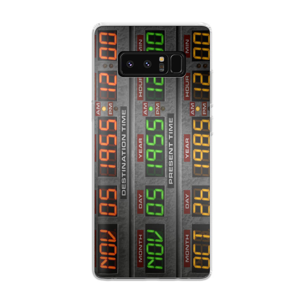 Back To The Future Time Circuits Galaxy Note 8 Case