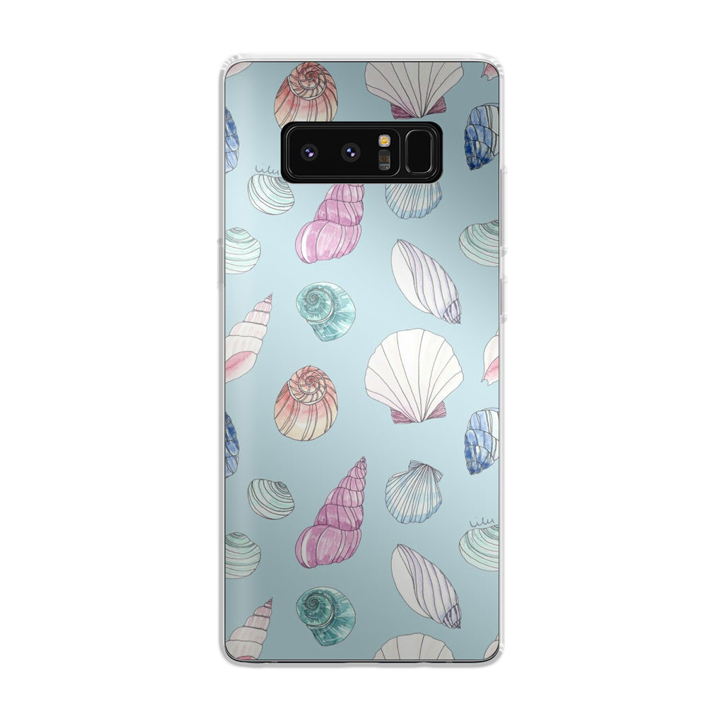 Beach Shells Pattern Galaxy Note 8 Case