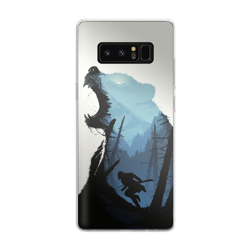 Bear Hunter Art Galaxy Note 8 Case