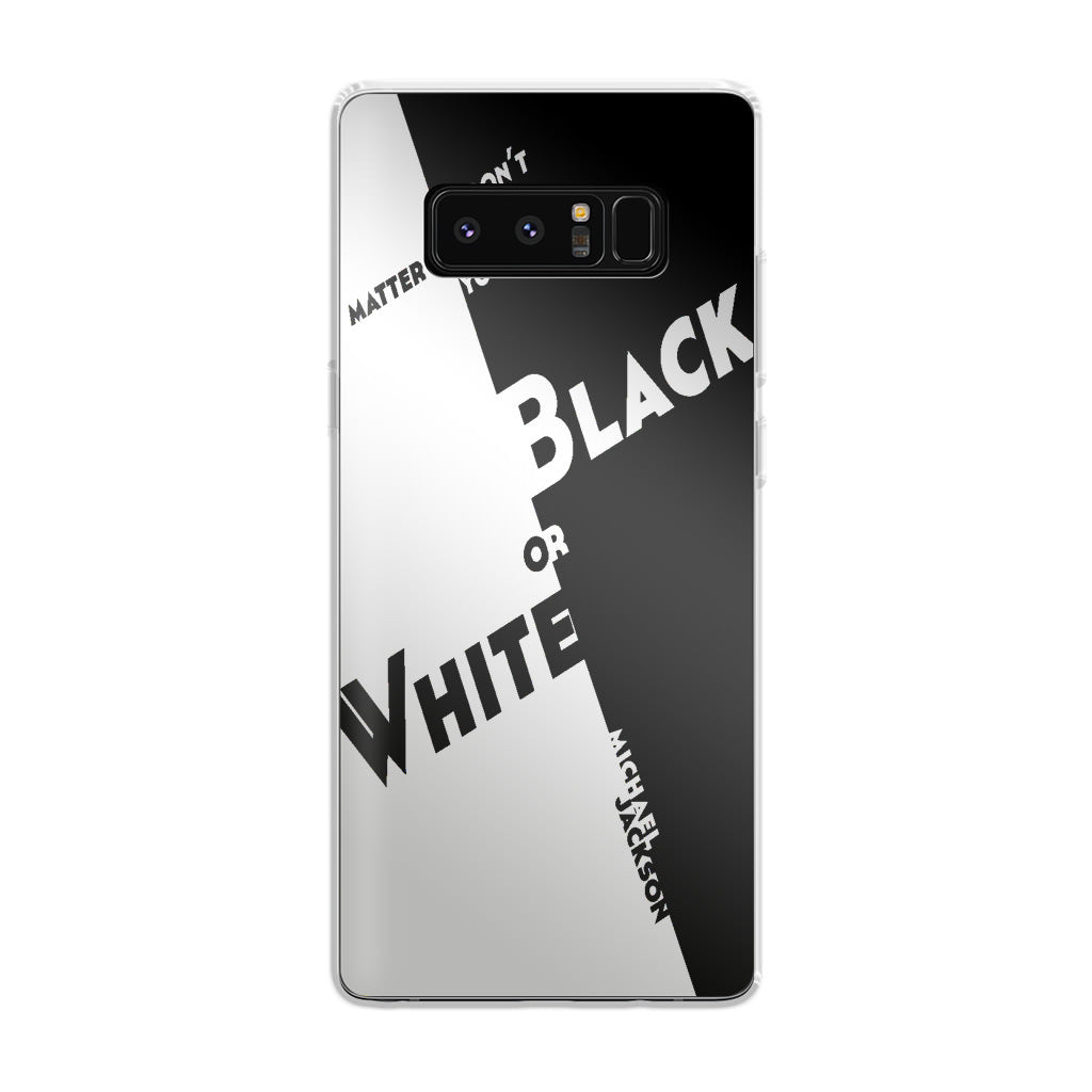 Black Or White Michael Jackson Galaxy Note 8 Case