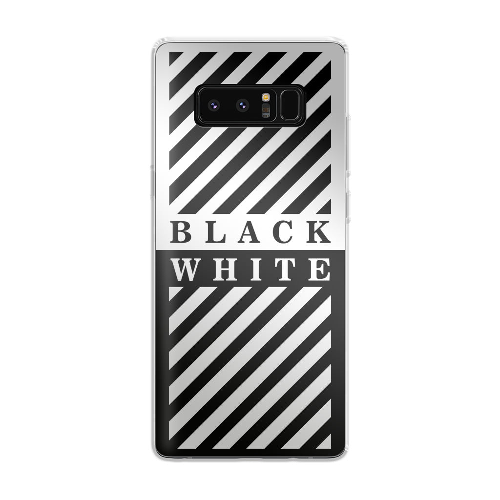 Black White Stripes Galaxy Note 8 Case