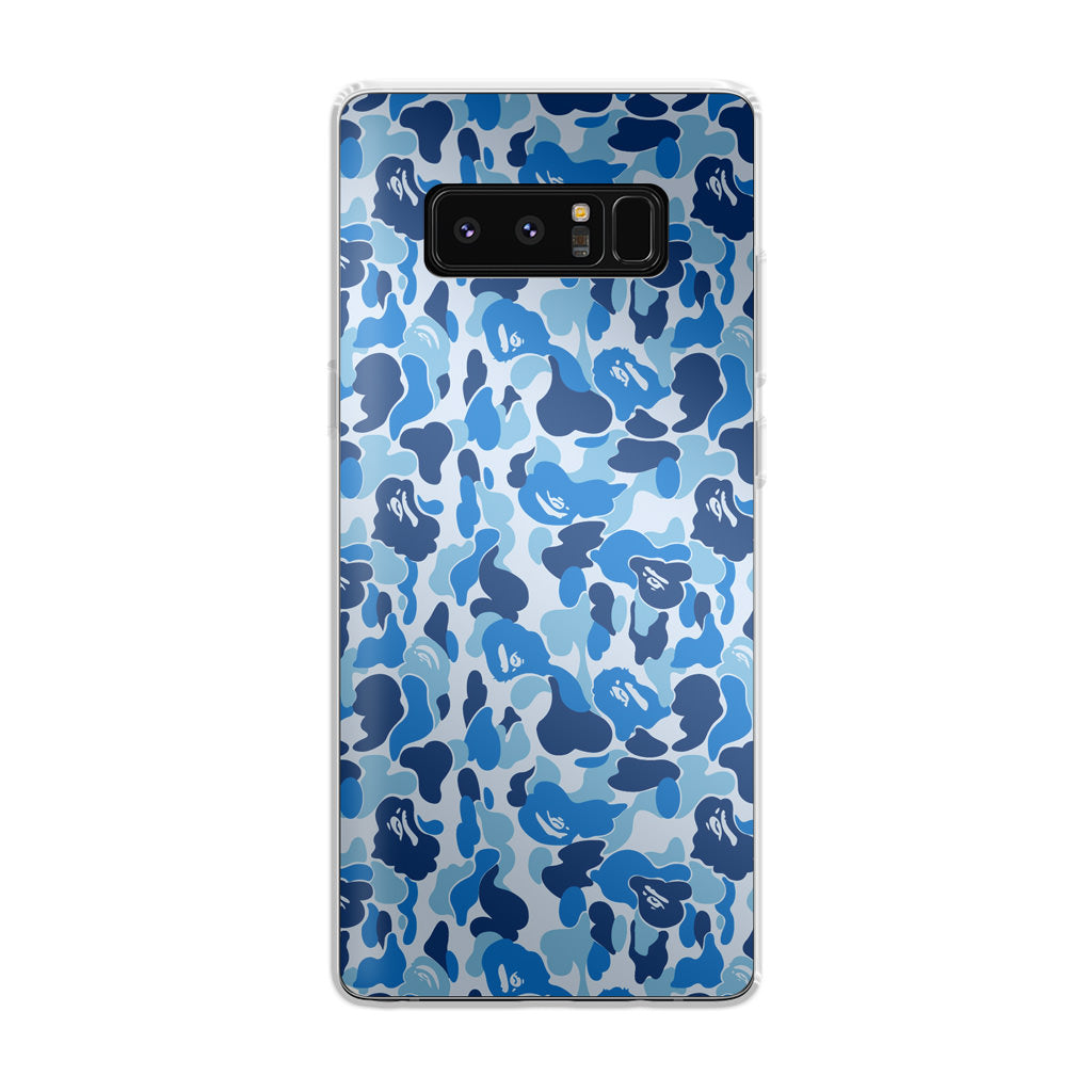 Blue Camo Galaxy Note 8 Case