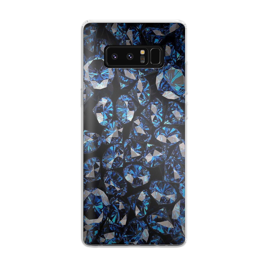 Blue Diamonds Pattern Galaxy Note 8 Case