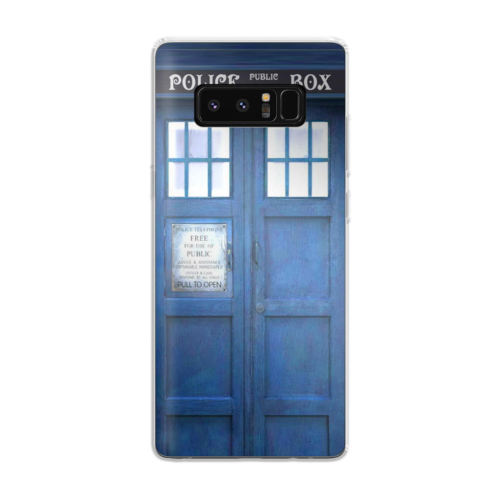 Blue Police Call Box Galaxy Note 8 Case