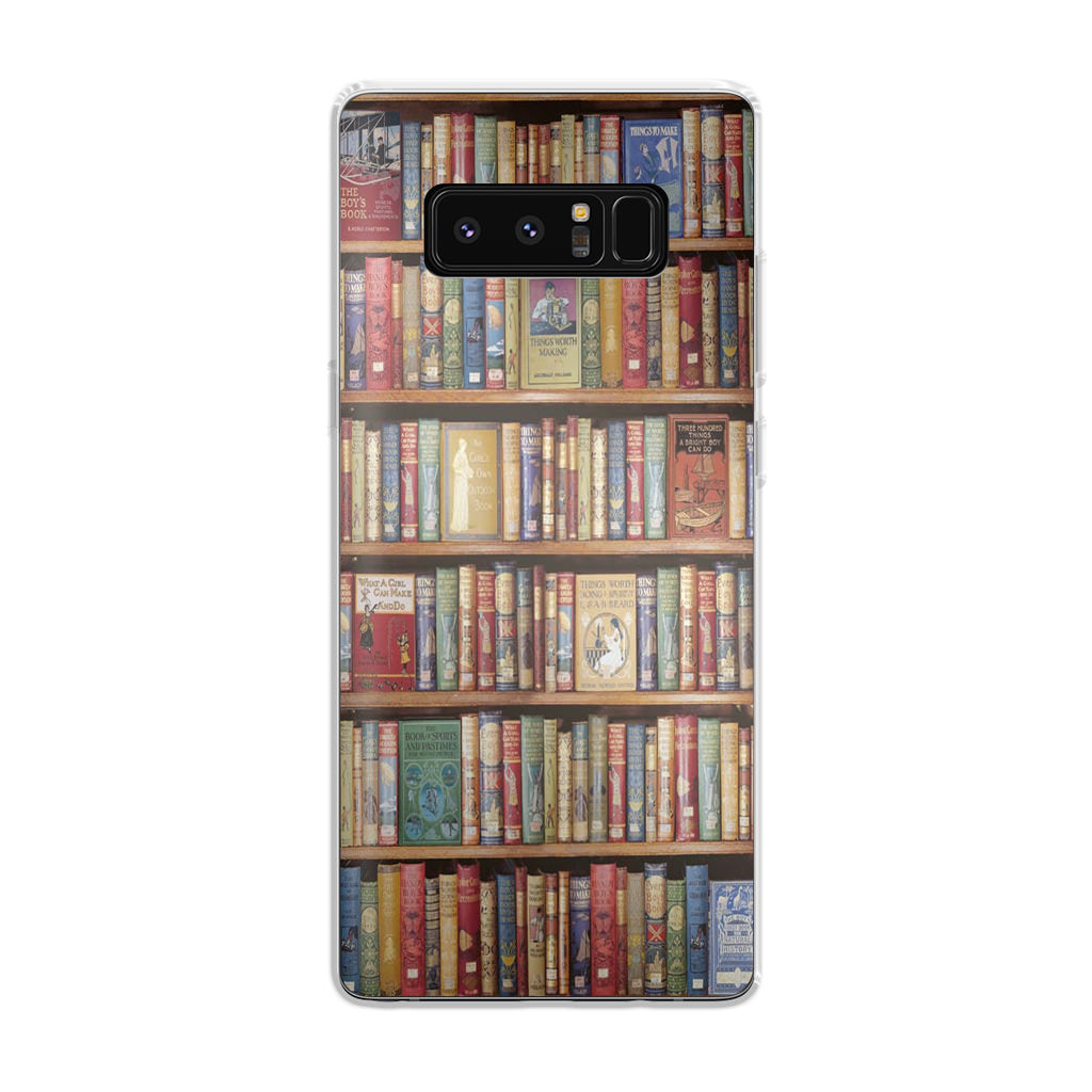 Bookshelf Library Galaxy Note 8 Case