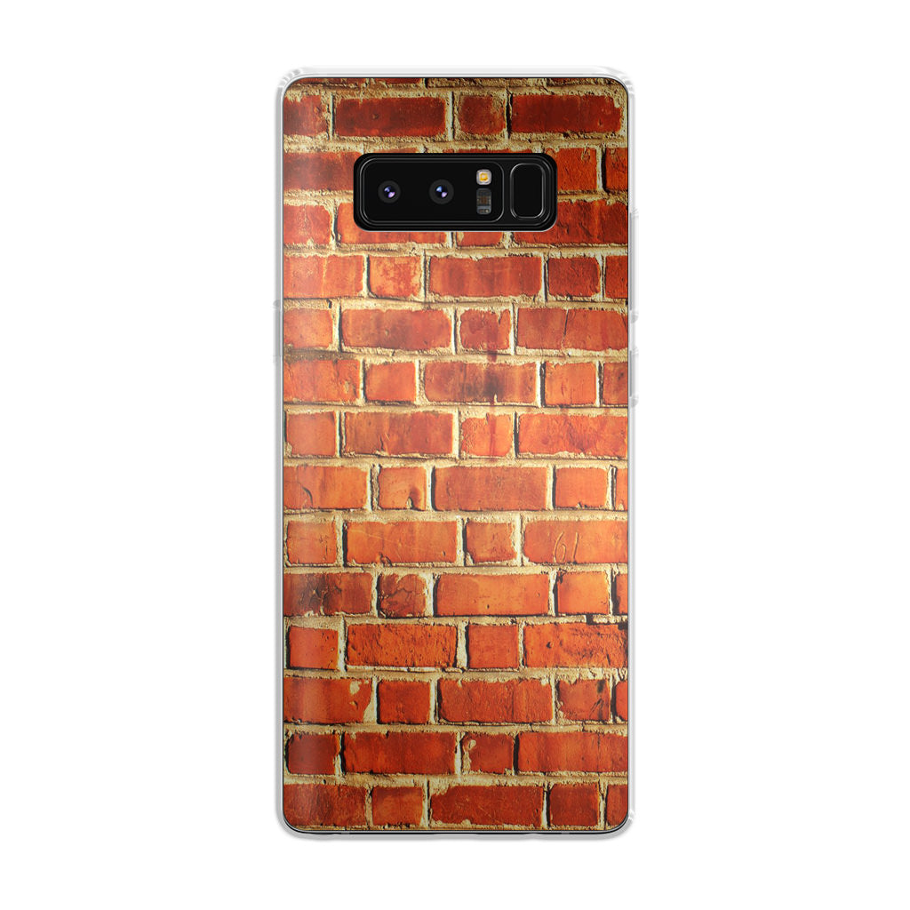 Brick Wall Pattern Galaxy Note 8 Case