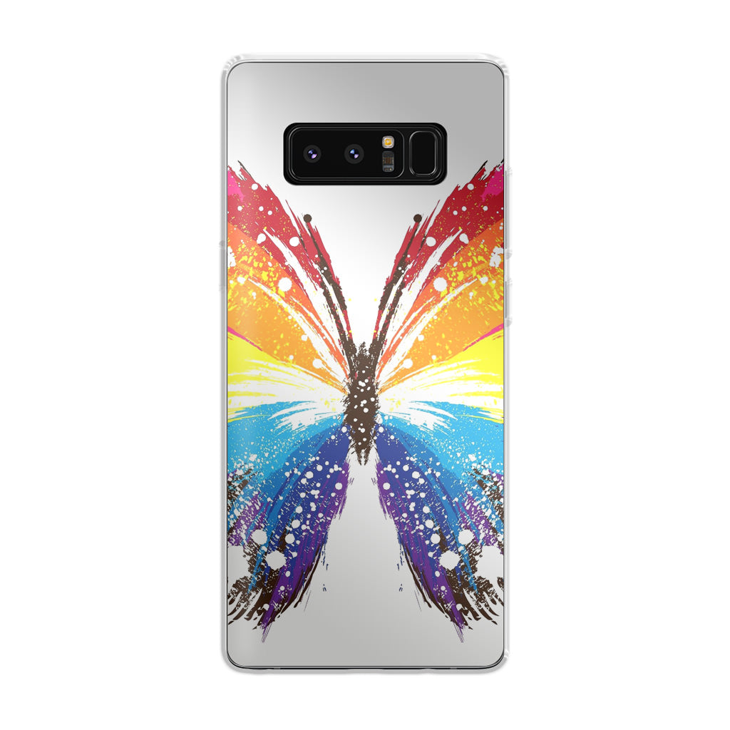 Butterfly Abstract Colorful Galaxy Note 8 Case