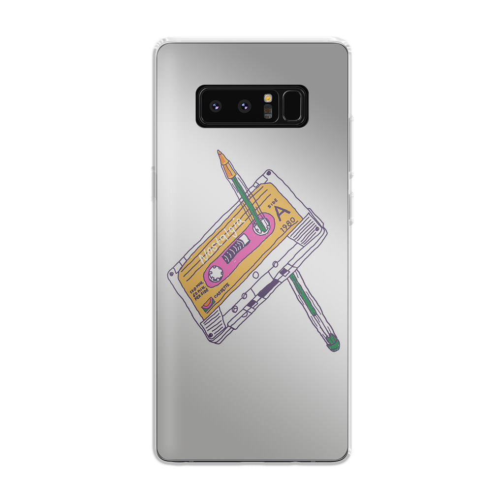 Cassete Tape Old Galaxy Note 8 Case