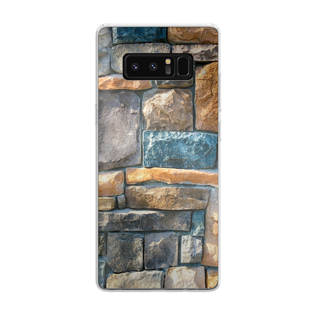 Colored Stone Piles Galaxy Note 8 Case