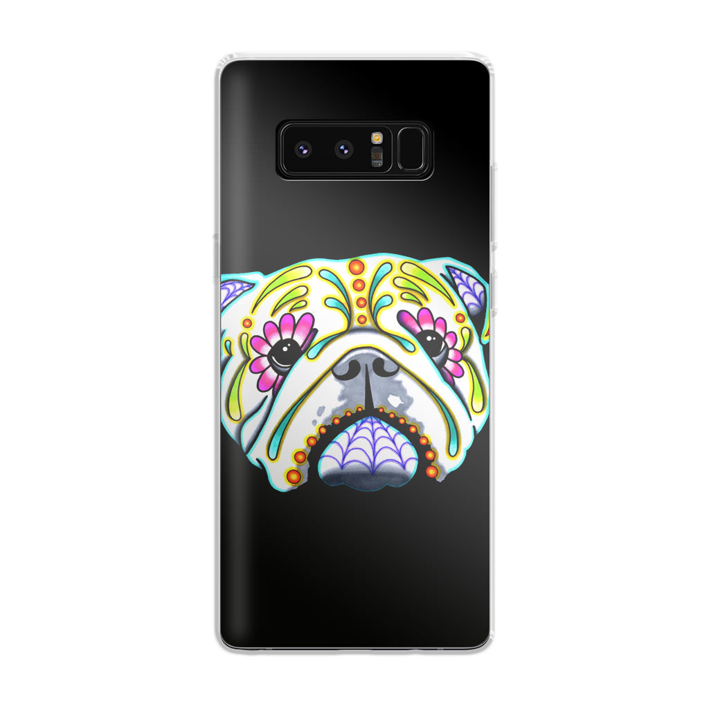 Colorful Bulldog Art Galaxy Note 8 Case