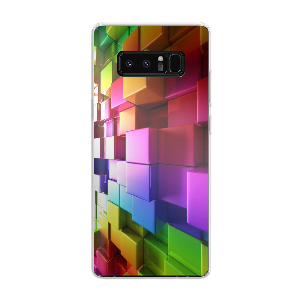 Colorful Cubes Galaxy Note 8 Case