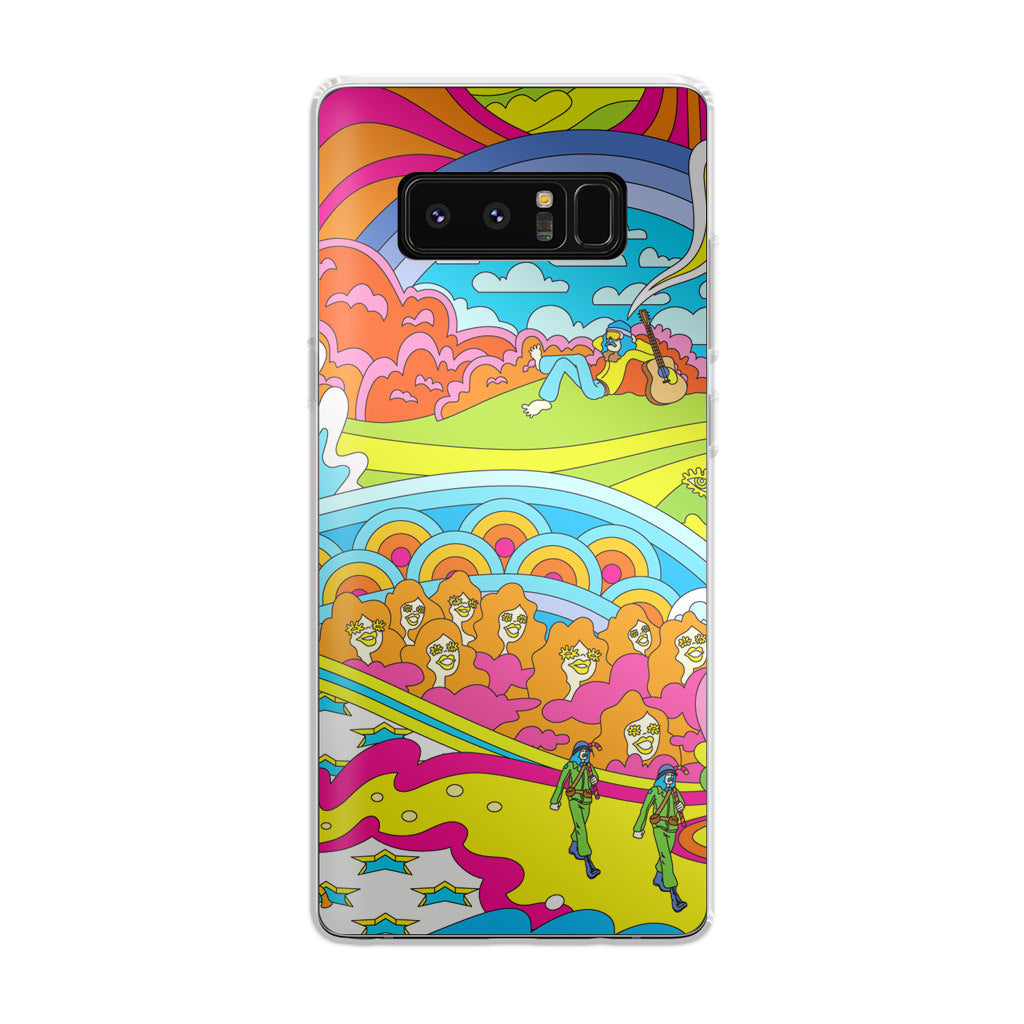 Colorful Doodle Galaxy Note 8 Case