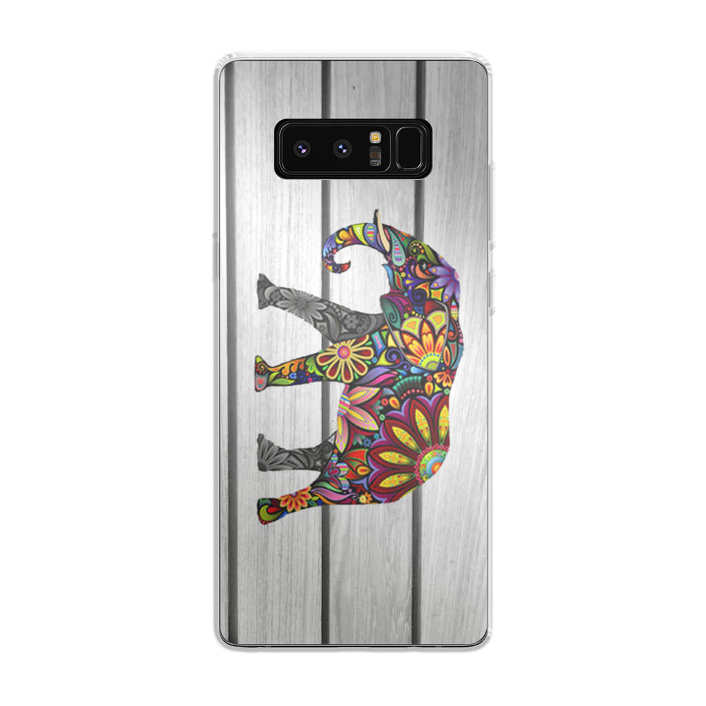 Colorful Elephant Flower Galaxy Note 8 Case