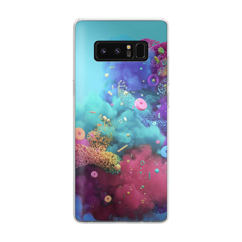 Colorful Smoke Boom Galaxy Note 8 Case