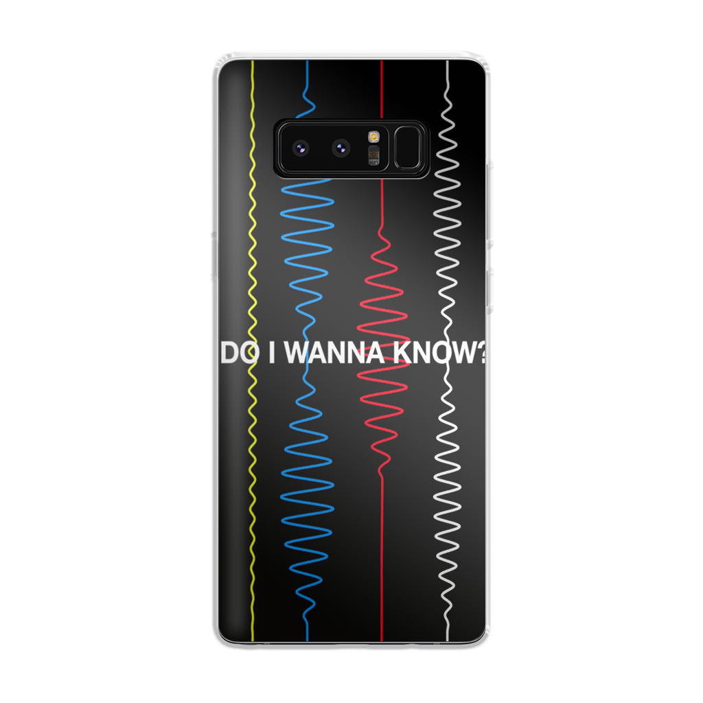 Do I Wanna Know Four Strings Galaxy Note 8 Case