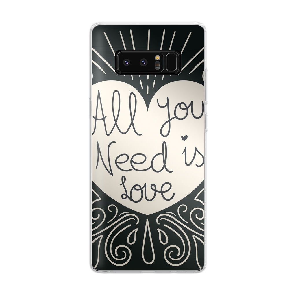 Drawn Love Galaxy Note 8 Case