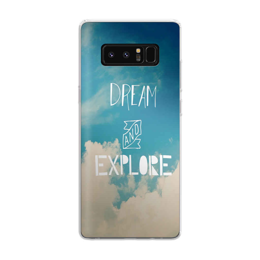 Dream and Explore Galaxy Note 8 Case