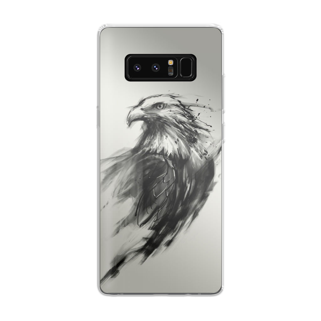 Eagle Art Black Ink Galaxy Note 8 Case