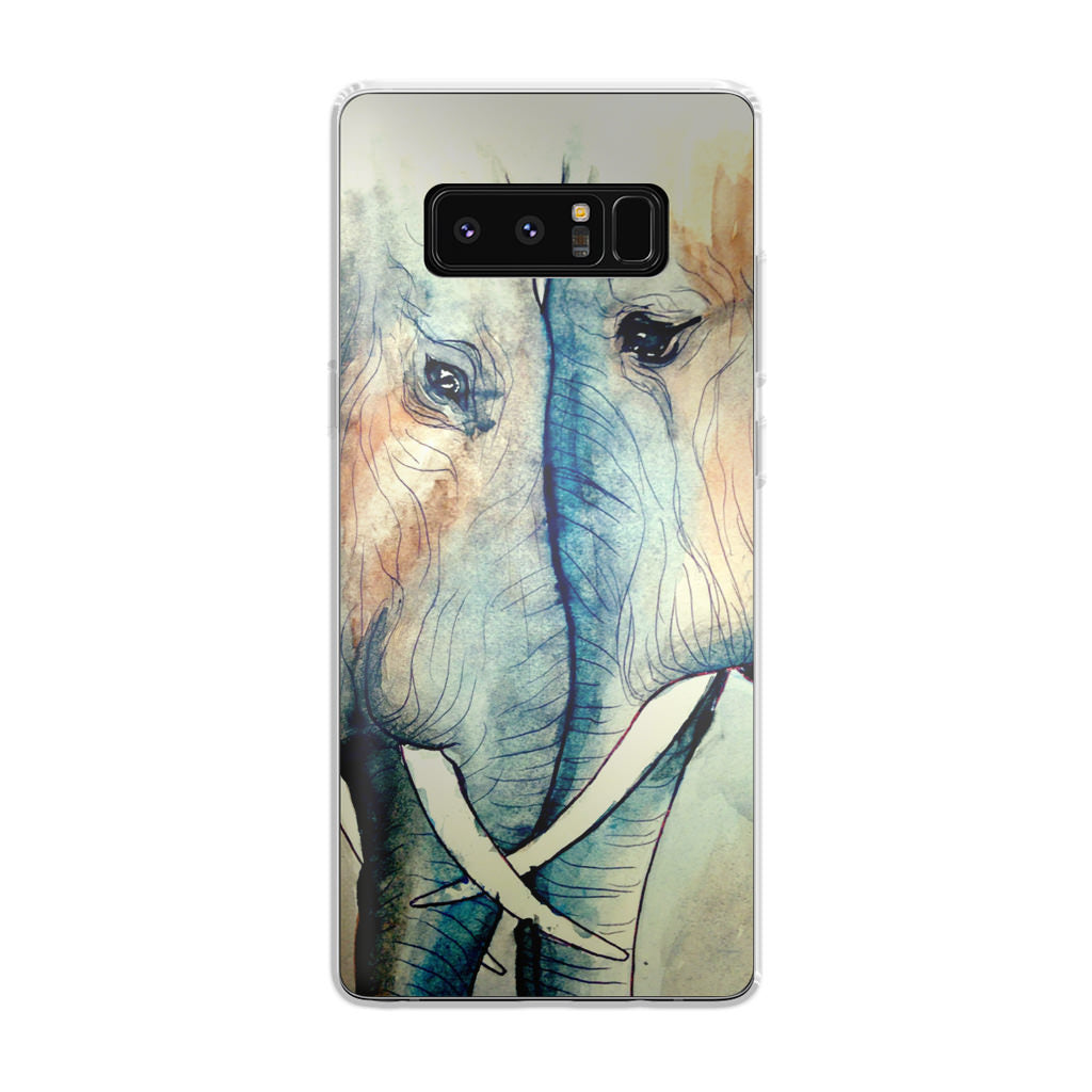 Elephants Sadness Galaxy Note 8 Case