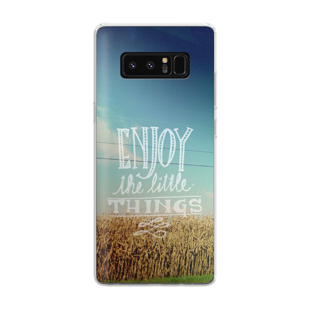 Enjoy The Little Things Galaxy Note 8 Case