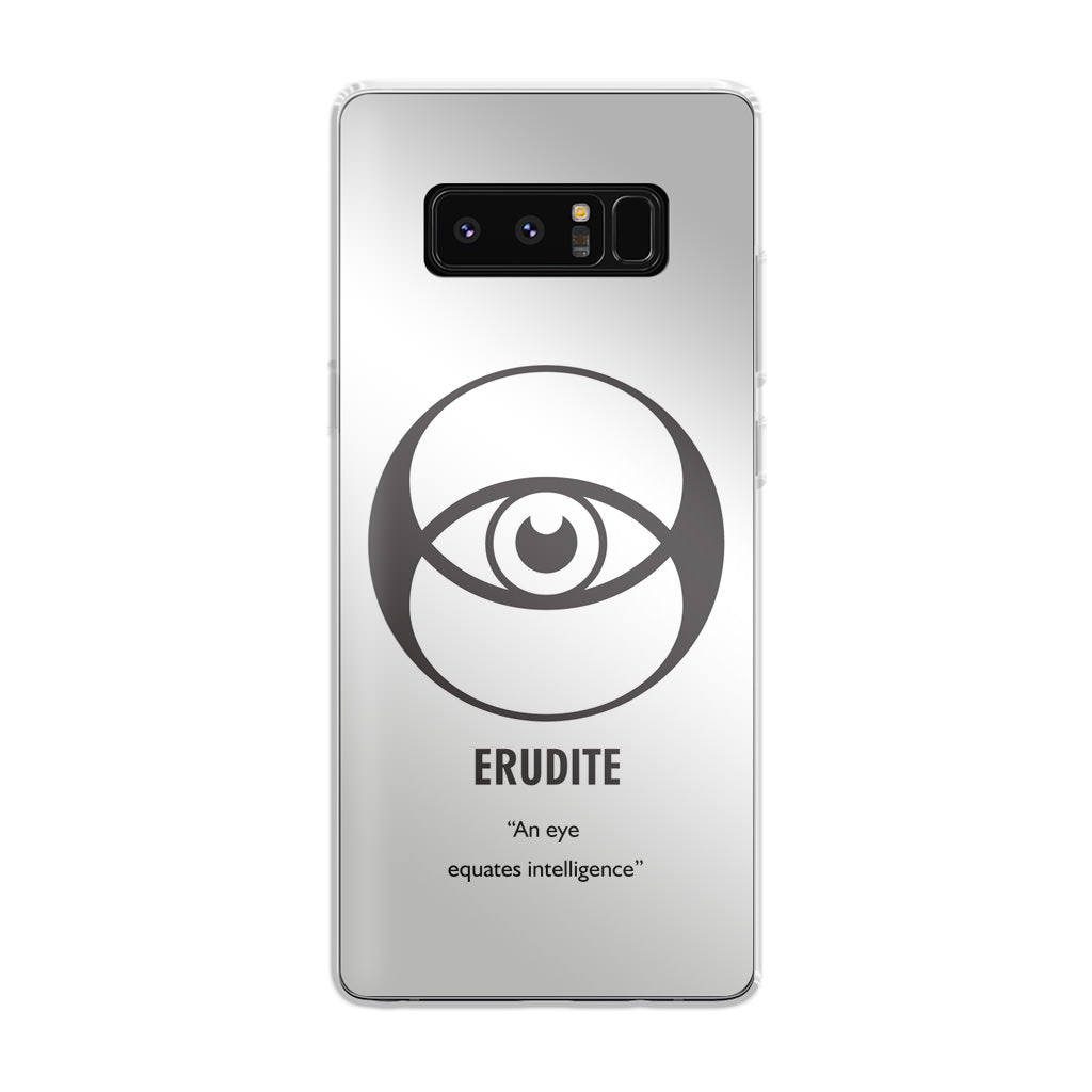 Erudite Divergent Faction Galaxy Note 8 Case