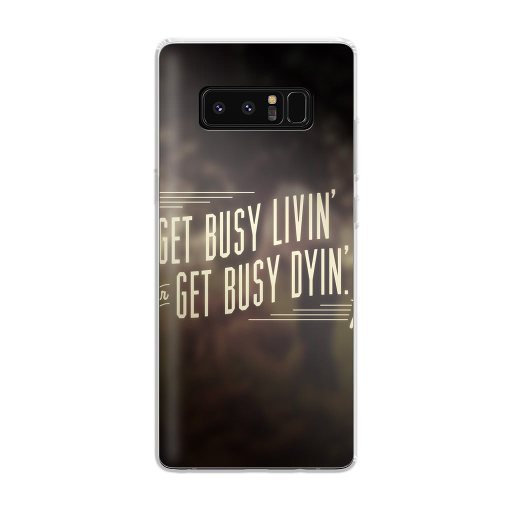 Get Living or Get Dying Galaxy Note 8 Case