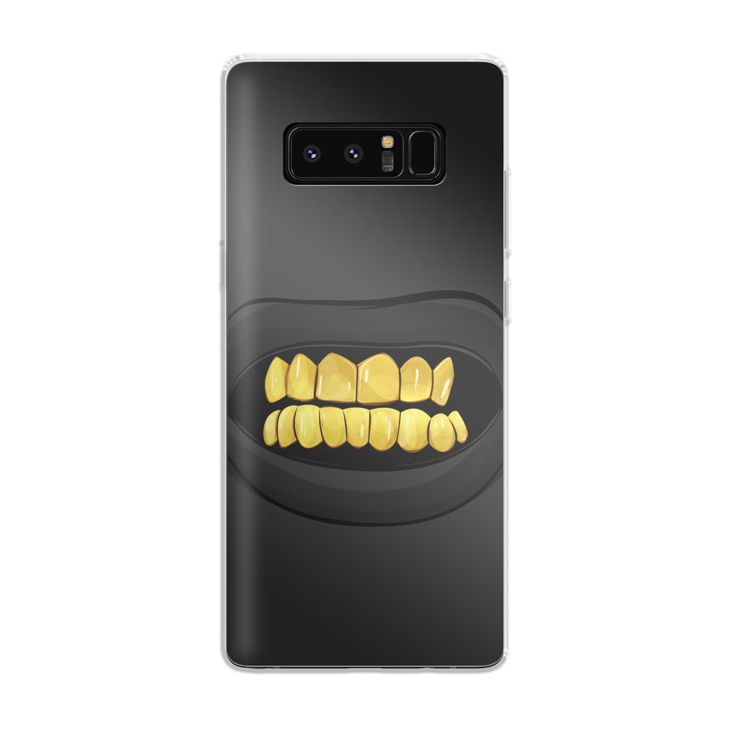 Gold Grillz Galaxy Note 8 Case