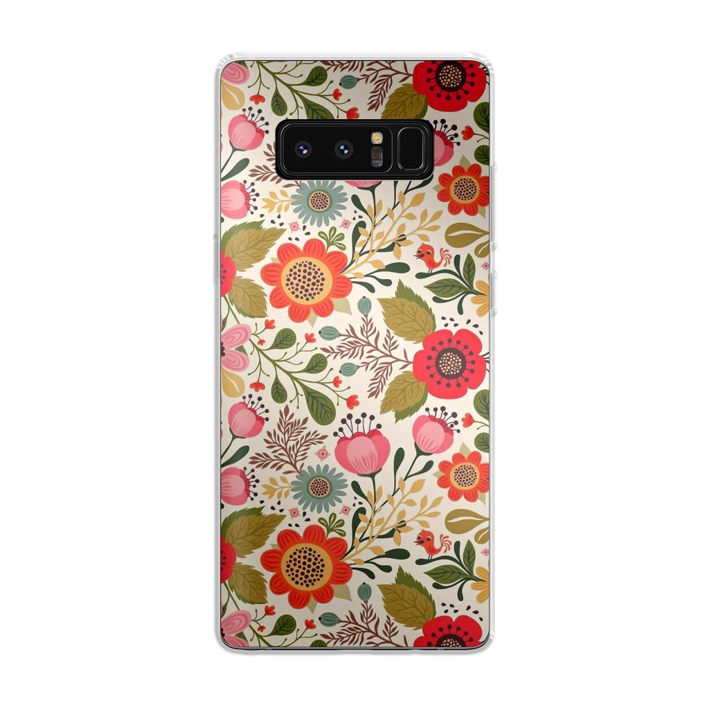 Hello Spring Pattern Galaxy Note 8 Case