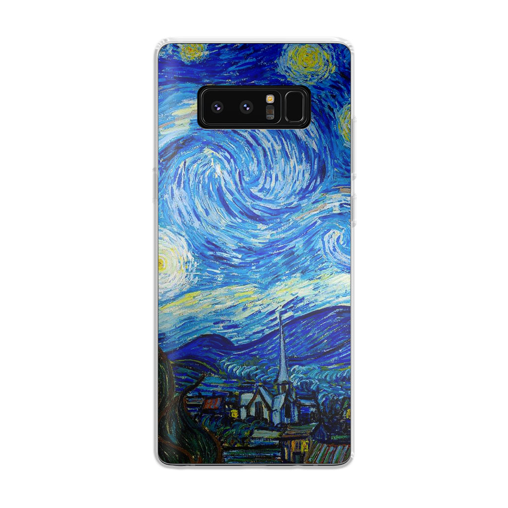 Hogwarts Starry Night Galaxy Note 8 Case