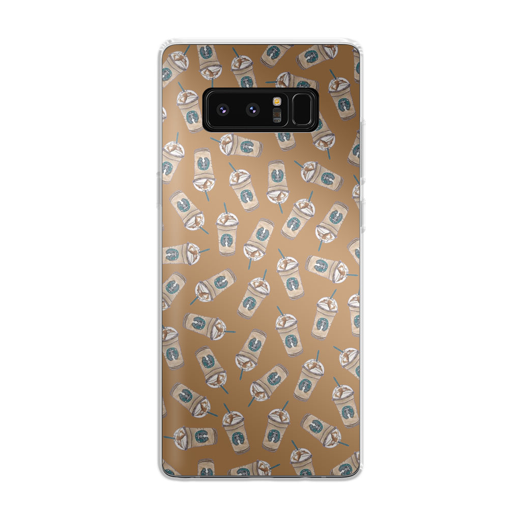 Iced Cappuccinos Lover Pattern Galaxy Note 8 Case