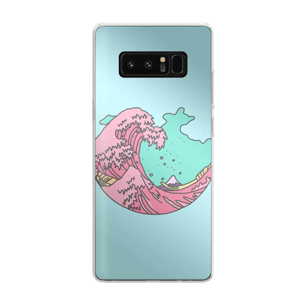 Japanese Pastel Wave Galaxy Note 8 Case