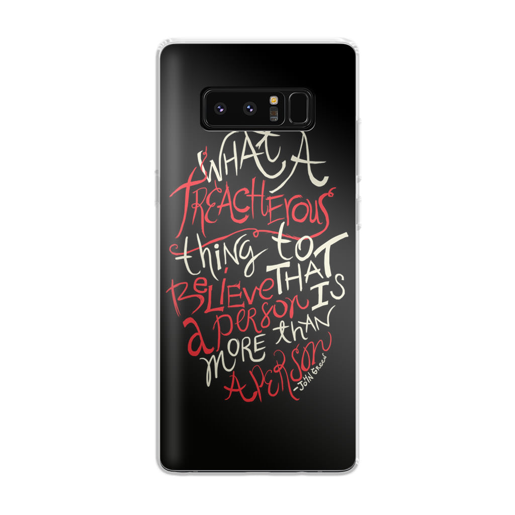 John Green Quotes More Than A Person Galaxy Note 8 Case