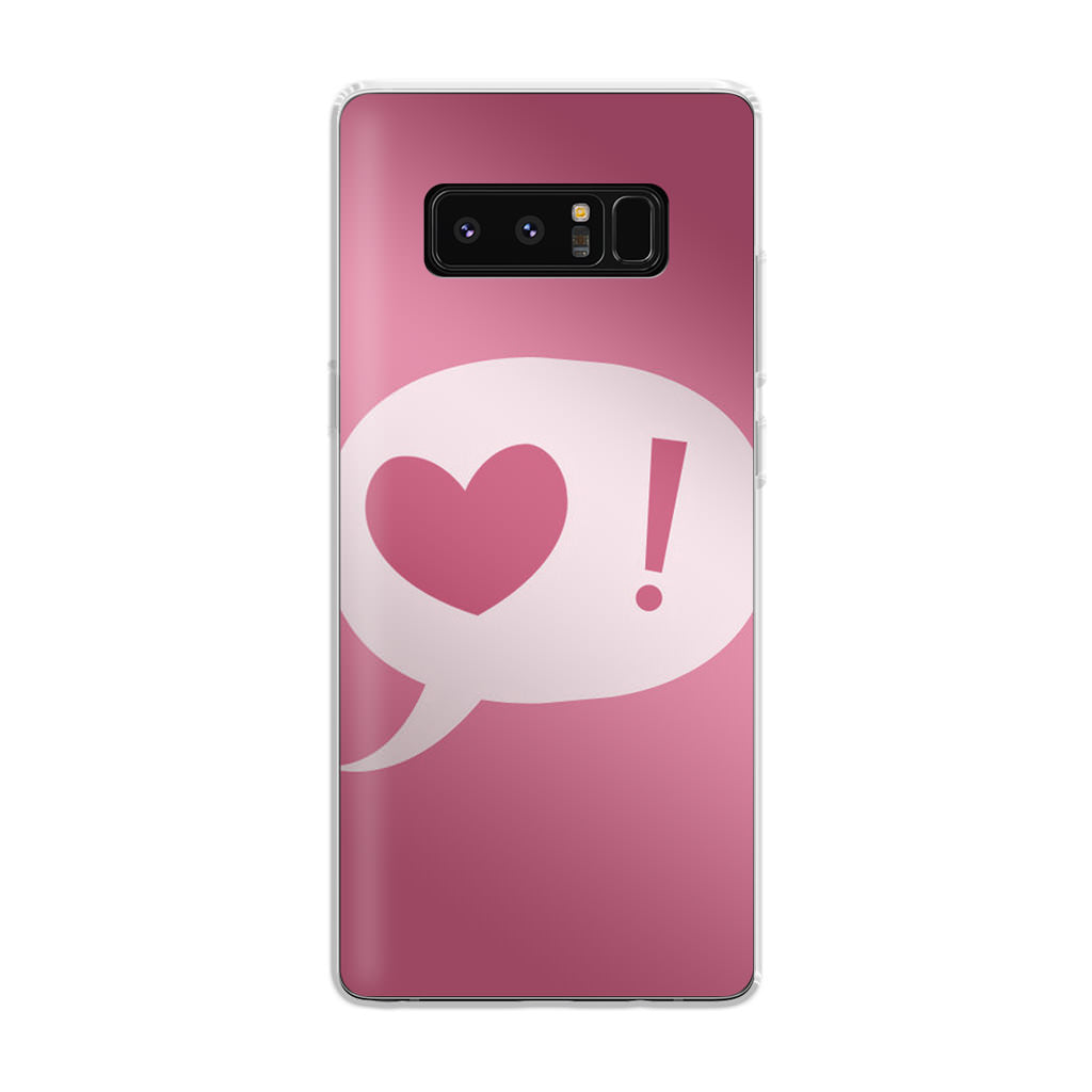 Love Pink Galaxy Note 8 Case